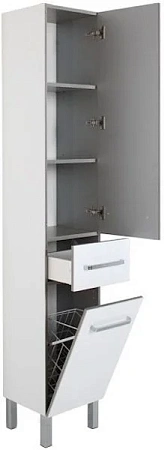 Шкаф-пенал Aquanet Сиена 35 R б/к белый (напольный) 00189248 Шкаф-пенал Aquanet Сиена 35 R б/к белый (напольный) 00189248