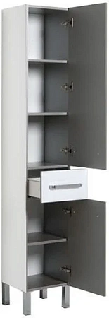 Шкаф-пенал Aquanet Сиена 35 R белый (напольный) 00189244 Шкаф-пенал Aquanet Сиена 35 R белый (напольный) 00189244