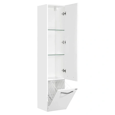 Шкаф-пенал Aquaton Ария подвесной белый 1A134403AA010 Шкаф-пенал Aquaton Ария подвесной белый 1A134403AA010