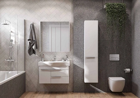 Шкаф-пенал Aquaton Беверли правая белый 1A235403BV01R Шкаф-пенал Aquaton Беверли правая белый 1A235403BV01R