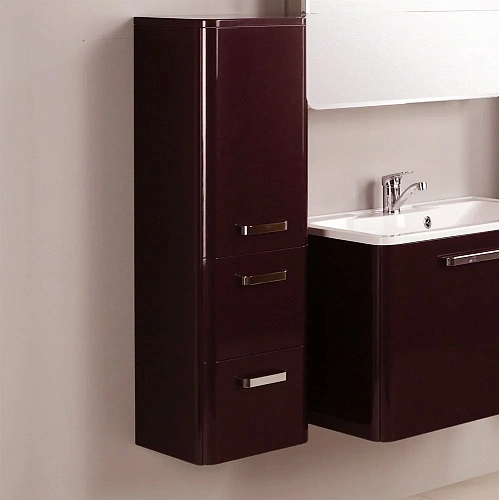 Шкаф-пенал Aquaton Валенсия (1A123903VA34R) правосторонний, гранат Шкаф-пенал Aquaton Валенсия (1A123903VA34R) правосторонний, гранат