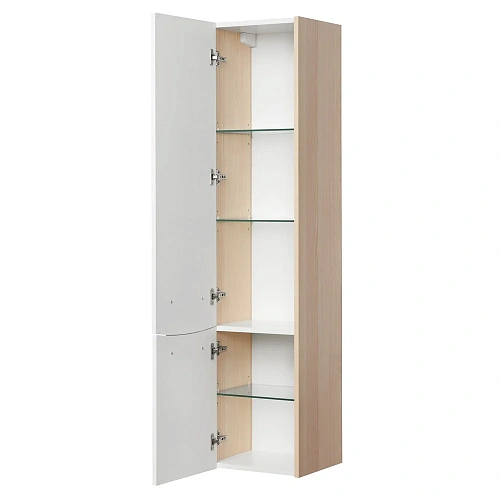 Шкаф-пенал Aquaton Инфинити подвесной левая ясень коимбра 1A192303IFSCL Шкаф-пенал Aquaton Инфинити подвесной левая ясень коимбра 1A192303IFSCL