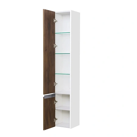 Шкаф-пенал Aquaton Капри левый таксония темная 1A230503KPDBL Шкаф-пенал Aquaton Капри левый таксония темная 1A230503KPDBL