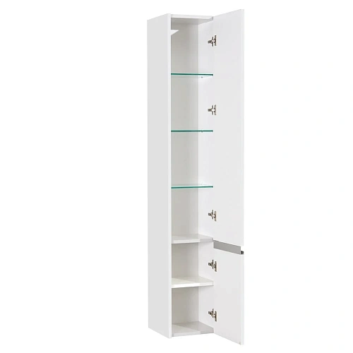 Шкаф-пенал Aquaton Капри правый белый глянец 1A230503KP01R Шкаф-пенал Aquaton Капри правый белый глянец 1A230503KP01R