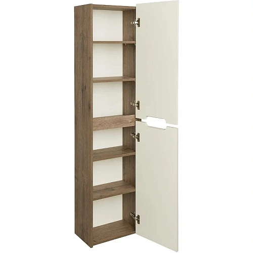 Шкаф-пенал Aquaton Оливия бежевый, дуб велл 1A254603OLVG0 Шкаф-пенал Aquaton Оливия бежевый, дуб велл 1A254603OLVG0