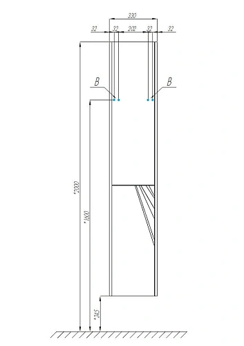 Шкаф-пенал Aquaton Сакура левая ольха наварра, белый глянец 1A219903SKW8L Шкаф-пенал Aquaton Сакура левая ольха наварра, белый глянец 1A219903SKW8L