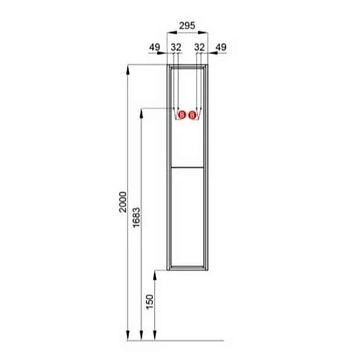 Шкаф-пенал Aquaton Уэльс графит 1A267703WA6A0 new Шкаф-пенал Aquaton Уэльс графит 1A267703WA6A0 new