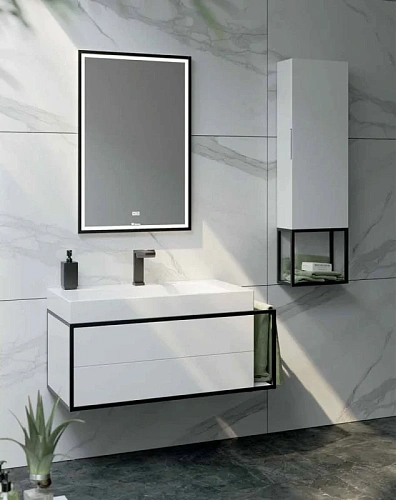 Шкаф-пенал Aqwella Clarberg Logic 35 LOG0435 подвесной правый/левый, белый, 350х1200х165 мм Шкаф-пенал Aqwella Clarberg Logic 35 LOG0435 подвесной правый/левый, белый, 350х1200х165 мм