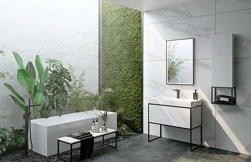 Шкаф-пенал Aqwella Clarberg Logic 35 LOG0435 подвесной правый/левый, белый, 350х1200х165 мм Шкаф-пенал Aqwella Clarberg Logic 35 LOG0435 подвесной правый/левый, белый, 350х1200х165 мм