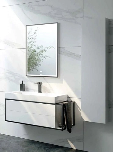 Шкаф-пенал Aqwella Clarberg Logic 35 LOG0535 подвесной, белый Шкаф-пенал Aqwella Clarberg Logic 35 LOG0535 подвесной, белый