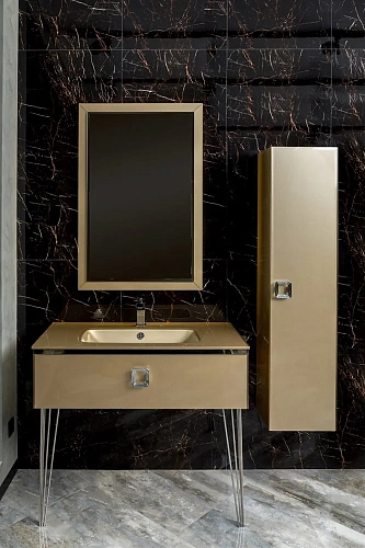 Шкаф-пенал Armadi Art LUCIDO 772-Light Gold Светлое золото Шкаф-пенал Armadi Art LUCIDO 772-Light Gold Светлое золото