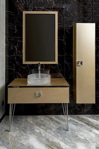 Шкаф-пенал Armadi Art LUCIDO 772-Light Gold Светлое золото Шкаф-пенал Armadi Art LUCIDO 772-Light Gold Светлое золото