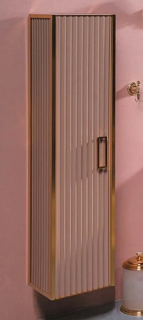 Шкаф-пенал Armadi Art MONACO 868-CPG капучино глянец + золото без ножек Шкаф-пенал Armadi Art MONACO 868-CPG капучино глянец + золото без ножек