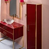 Шкаф-пенал Armadi Art MONACO 868-RG-R бордо глянец + золото R Шкаф-пенал Armadi Art MONACO 868-RG-R бордо глянец + золото R