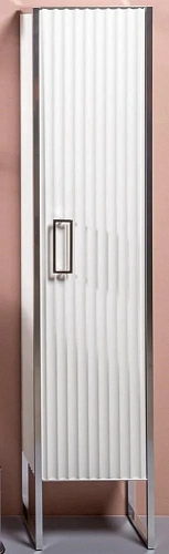 Шкаф-пенал Armadi Art MONACO 868-WCR-R белый глянец + хром R Шкаф-пенал Armadi Art MONACO 868-WCR-R белый глянец + хром R