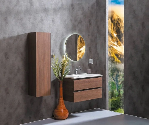 Шкаф-пенал Boheme CAPOLDA dark wood 849-120-D Шкаф-пенал Boheme CAPOLDA dark wood 849-120-D