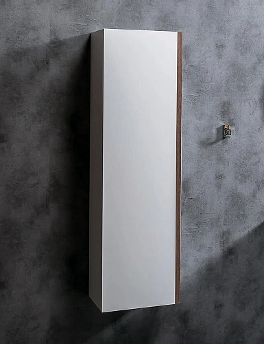 Шкаф-пенал Boheme CAPOLDA белый + ручка дерево 849-120-WW Шкаф-пенал Boheme CAPOLDA белый + ручка дерево 849-120-WW