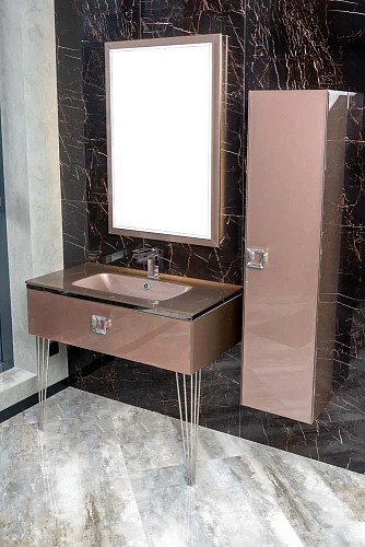 Шкаф-пенал Boheme Lucido Лиловый 772-PU Шкаф-пенал Boheme Lucido Лиловый 772-PU