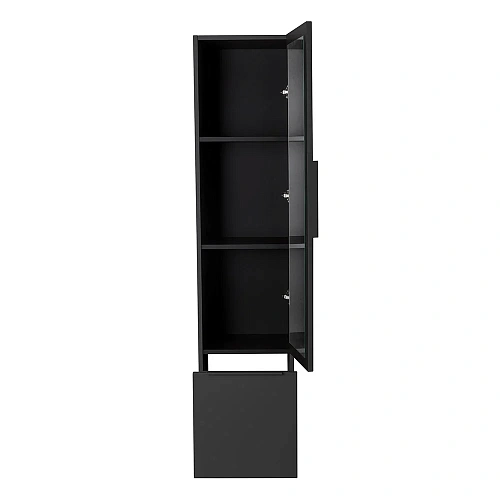 Шкаф-пенал CEZARES PREMIUM 55502 Nero opaco 350x380 подвесной Шкаф-пенал CEZARES PREMIUM 55502 Nero opaco 350x380 подвесной