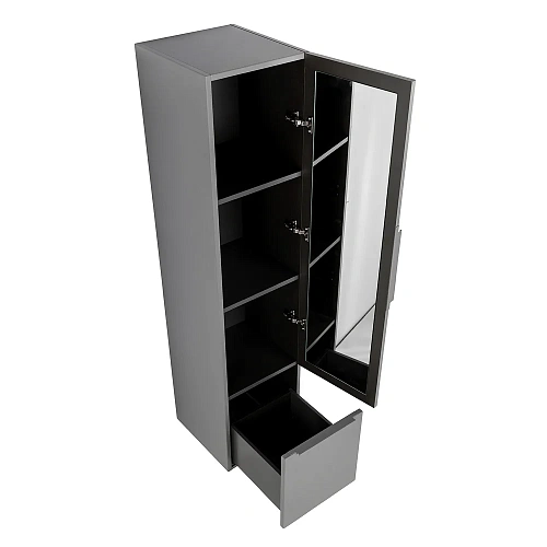 Шкаф-пенал CEZARES PREMIUM 55504 Grigio nuvola 350x380 подвесной Шкаф-пенал CEZARES PREMIUM 55504 Grigio nuvola 350x380 подвесной