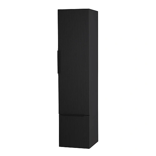 Шкаф-пенал CEZARES PREMIUM 55507 Plisse Nero opaco 350x380 подвесной Шкаф-пенал CEZARES PREMIUM 55507 Plisse Nero opaco 350x380 подвесной