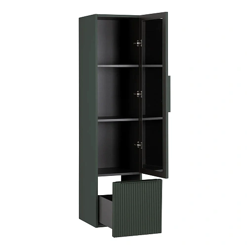 Шкаф-пенал CEZARES PREMIUM 55510 Plisse Verde opaco 400x300 подвесной Шкаф-пенал CEZARES PREMIUM 55510 Plisse Verde opaco 400x300 подвесной