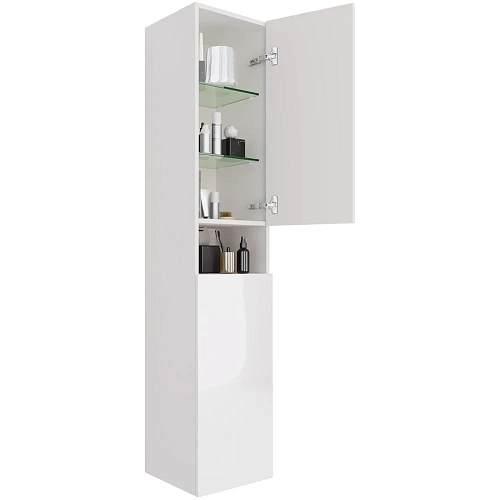 Шкаф-пенал DREJA PERFECTO, 35 см, подвесной/напольный, универсальный, 2 дверцы, push-to-open, 4 стек 99.0809 Шкаф-пенал DREJA PERFECTO, 35 см, подвесной/напольный, универсальный, 2 дверцы, push-to-open, 4 стек 99.0809