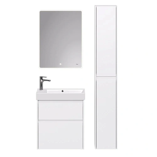 Шкаф-пенал DREJA SLIM, 30 см, подвесной/напольный, универсальный, 2 дверцы, 4 стеклянные полки, белы 99.0406 Шкаф-пенал DREJA SLIM, 30 см, подвесной/напольный, универсальный, 2 дверцы, 4 стеклянные полки, белы 99.0406