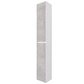 Шкаф-пенал DREJA SlIM, 30 см, подвесной/напольный, универсальный, 2 дверцы, 4 стеклянные полки, белы 99.0505 Шкаф-пенал DREJA SlIM, 30 см, подвесной/напольный, универсальный, 2 дверцы, 4 стеклянные полки, белы 99.0505