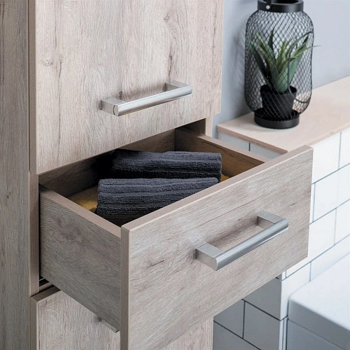 Шкаф-пенал DREJA, 35 см, подвесной/напольный, универсальный, 2 дверцы, 1 ящик, 4 стеклянные полки, д 77.0304D Шкаф-пенал DREJA, 35 см, подвесной/напольный, универсальный, 2 дверцы, 1 ящик, 4 стеклянные полки, д 77.0304D