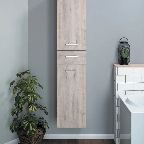 Шкаф-пенал DREJA, 35 см, подвесной/напольный, универсальный, 2 дверцы, 1 ящик, 4 стеклянные полки, д 77.0304D Шкаф-пенал DREJA, 35 см, подвесной/напольный, универсальный, 2 дверцы, 1 ящик, 4 стеклянные полки, д 77.0304D