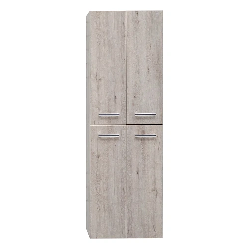 Шкаф-пенал DREJA, 50 см, подвесной/напольный, универсальный, 4 дверцы, 4 стеклянные полки, дуб кантр 77.0302D Шкаф-пенал DREJA, 50 см, подвесной/напольный, универсальный, 4 дверцы, 4 стеклянные полки, дуб кантр 77.0302D