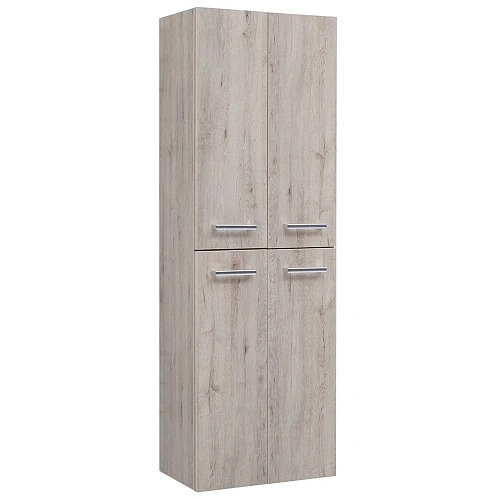 Шкаф-пенал DREJA, 50 см, подвесной/напольный, универсальный, 4 дверцы, 4 стеклянные полки, дуб кантр 77.0302D Шкаф-пенал DREJA, 50 см, подвесной/напольный, универсальный, 4 дверцы, 4 стеклянные полки, дуб кантр 77.0302D