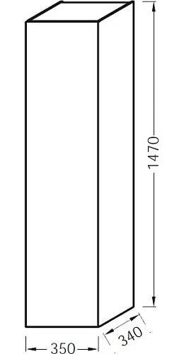 Шкаф-пенал Jacob Delafon Odeon Up EB873-E10 квебекский дуб Шкаф-пенал Jacob Delafon Odeon Up EB873-E10 квебекский дуб