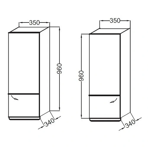 Шкаф-пенал Jacob Delafon Odeon Up EB893G-E10 квебекский дуб Шкаф-пенал Jacob Delafon Odeon Up EB893G-E10 квебекский дуб