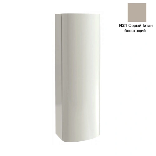 Шкаф-пенал Jacob Delafon Pacific EB1115D-N21 серый титан лак Шкаф-пенал Jacob Delafon Pacific EB1115D-N21 серый титан лак