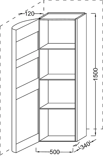 Шкаф-пенал Jacob Delafon Pacific EB1115G-N21 серый титан лак Шкаф-пенал Jacob Delafon Pacific EB1115G-N21 серый титан лак
