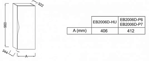 Шкаф-пенал Jacob Delafon Stillness EB2006G-P6 натуральный дуб левый Шкаф-пенал Jacob Delafon Stillness EB2006G-P6 натуральный дуб левый