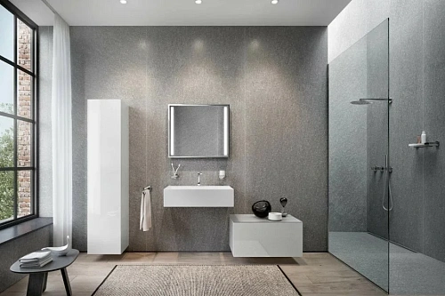 Шкаф-пенал Keuco Edition 90 39030380001, 400х1850х385 мм, цвет: белый матовый, петли слева Шкаф-пенал Keuco Edition 90 39030380001, 400х1850х385 мм, цвет: белый матовый, петли слева