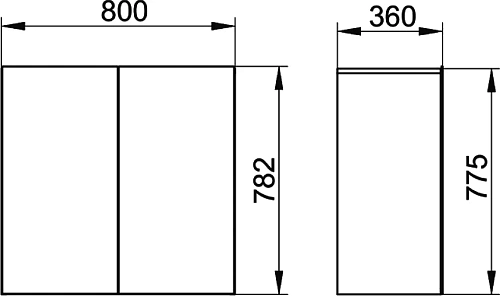 Шкаф-пенал Keuco Stageline 32812970000 Шкаф-пенал Keuco Stageline 32812970000