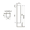 Шкаф-пенал Laufen Palace New 0202.1 (4.0202.2.075.548.1) 350x1650x335мм, дуб антрацитовый