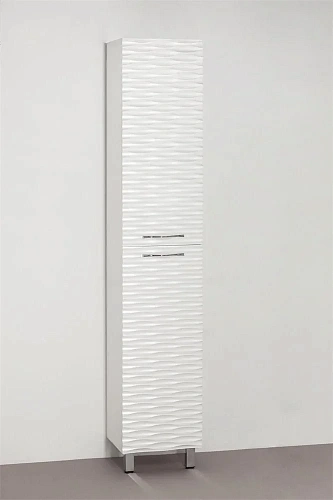 Шкаф-пенал Style Line Ассоль 36 напольная, Люкс техно платина ЛС-00000357 Шкаф-пенал Style Line Ассоль 36 напольная, Люкс техно платина ЛС-00000357