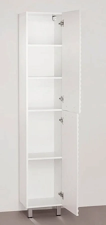 Шкаф-пенал Style Line Ассоль 36 напольная, Люкс техно платина ЛС-00000357 Шкаф-пенал Style Line Ассоль 36 напольная, Люкс техно платина ЛС-00000357