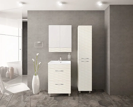 Шкаф-пенал Style Line Ассоль 36 напольная, Люкс техно платина ЛС-00000357 Шкаф-пенал Style Line Ассоль 36 напольная, Люкс техно платина ЛС-00000357