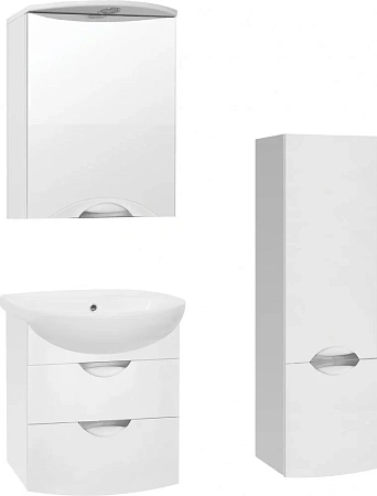 Шкаф-пенал Style Line Жасмин-2 36 подвесная Люкс белый ЛС-00000309 Шкаф-пенал Style Line Жасмин-2 36 подвесная Люкс белый ЛС-00000309