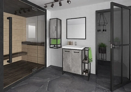 Шкаф-пенал Style Line ЛОФТ 30 см БЕТОН ЛС-000010025 Шкаф-пенал Style Line ЛОФТ 30 см БЕТОН ЛС-000010025