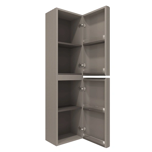 Шкаф-пенал Vincea Alto VSC-4A150MG-R подвесной, правый, 1500x404x350, светло-серый матовый Шкаф-пенал Vincea Alto VSC-4A150MG-R подвесной, правый, 1500x404x350, светло-серый матовый