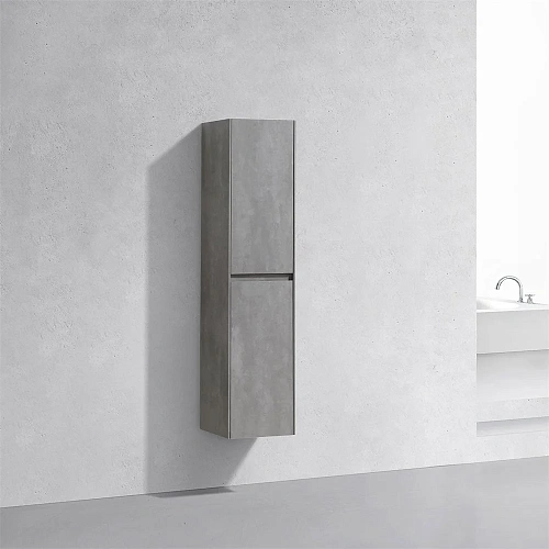 Шкаф-пенал Vincea Chiara/Luka VSC-1CL150CT 1500x350x300, Cement Шкаф-пенал Vincea Chiara/Luka VSC-1CL150CT 1500x350x300, Cement