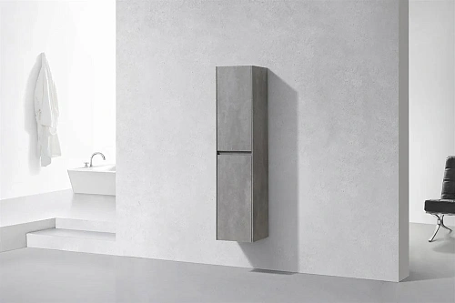 Шкаф-пенал Vincea Chiara/Luka VSC-1CL150CT 1500x350x300, Cement Шкаф-пенал Vincea Chiara/Luka VSC-1CL150CT 1500x350x300, Cement