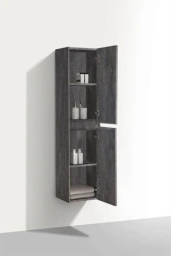 Шкаф-пенал Vincea Chiara/Luka VSC-2CL150GS подвесной, 1500x350x300, G.Stone Шкаф-пенал Vincea Chiara/Luka VSC-2CL150GS подвесной, 1500x350x300, G.Stone